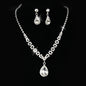 Silver Plated Necklace and Earrings Set