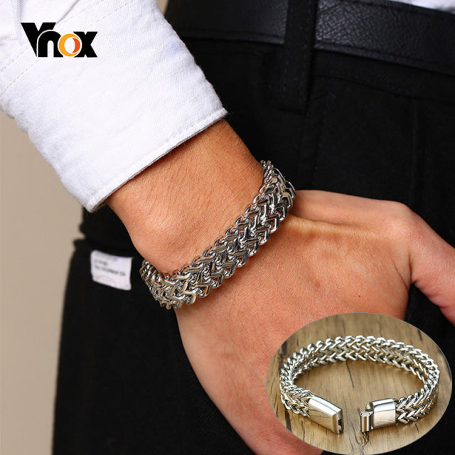 Vintage Double Curb Chain Bracelets