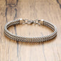 Vintage Double Curb Chain Bracelets