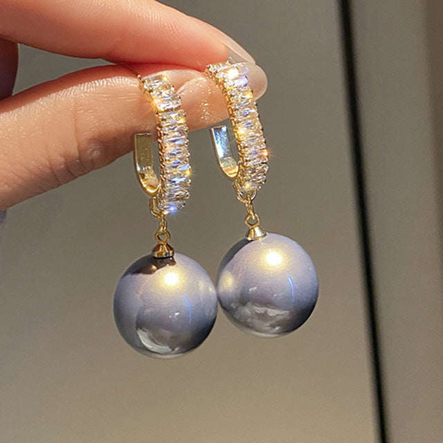 Pearl Drop Earrings for Women