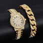 Diamond Watch and Bracelet for Women