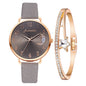 Ladies Alloy Watch and Bracelet Set